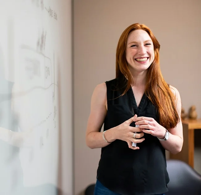 © This is Engineering Woman smiles into camera